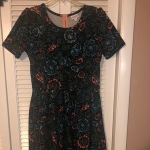 Lularoe zip up back mid length dress